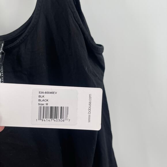 BOBI LOS ANGELES Tank Top SZ Medium Black Revolve NWT Cinch Waist Basic Capsule - Picture 5 of 11